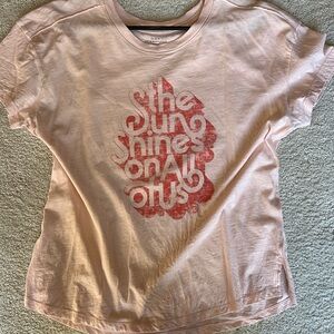 Anthropologie Light Pink Tee